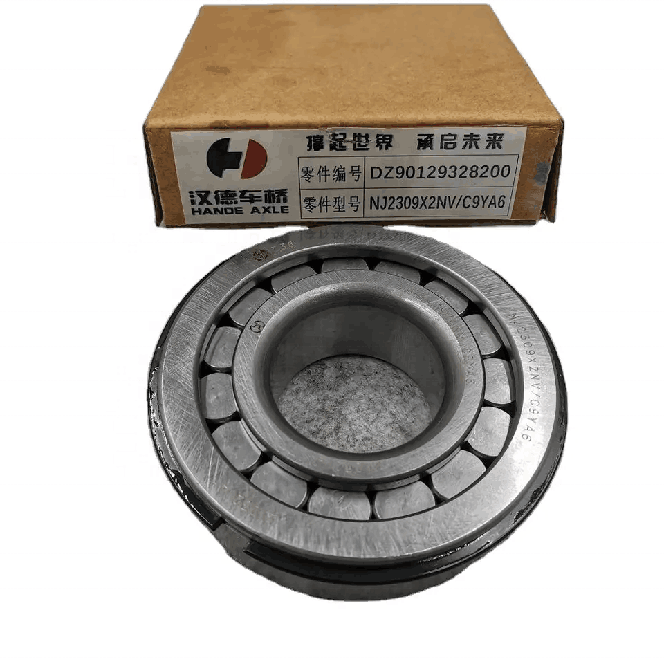Shacman Hande HD469 afturás drif Bevel gear aftan legur DZ9003323010 6312N NJ2309X2NV/C9YA6